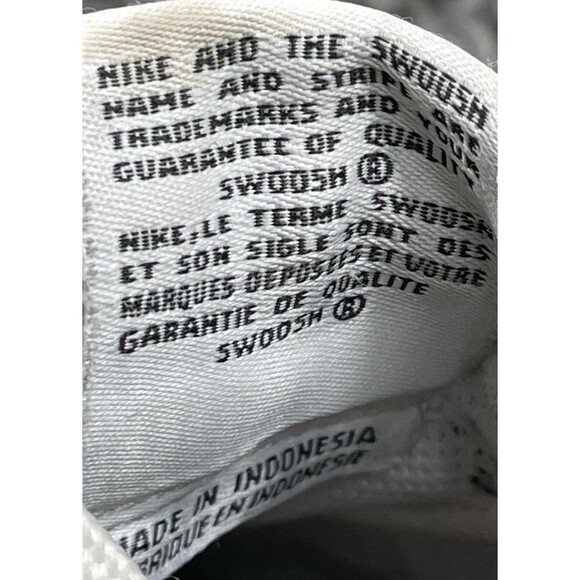 Nike Air Force 1 Low White Black Casual Shoes Sneakers Size 4 Y CT3839-100 - Picture 8 of 10